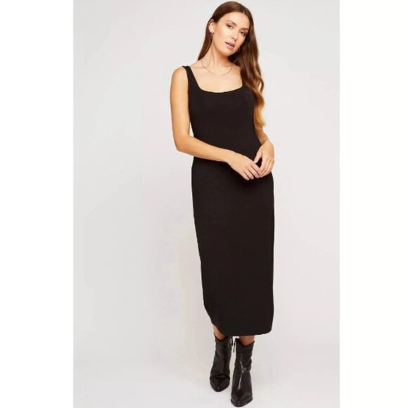 Gentle Fawn Chantelle Midi Dress in Black - Picture 1 of 7